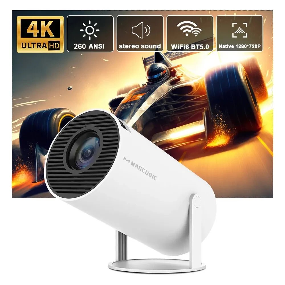 2025 Magcubic Projector HY300 PRO 4K Android 11 Dual Wifi6 260ANSI Allwinner H713 BT5.0 1080P 1280*720P Home Cinema Outdoor