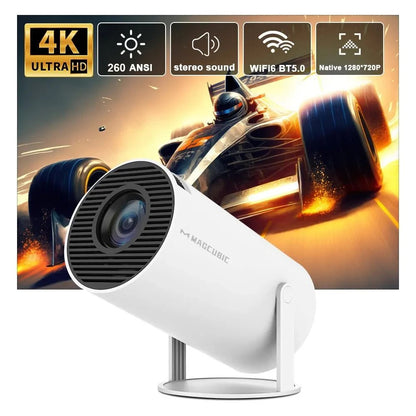 2025 Magcubic Projector HY300 PRO 4K Android 11 Dual Wifi6 260ANSI Allwinner H713 BT5.0 1080P 1280*720P Home Cinema Outdoor